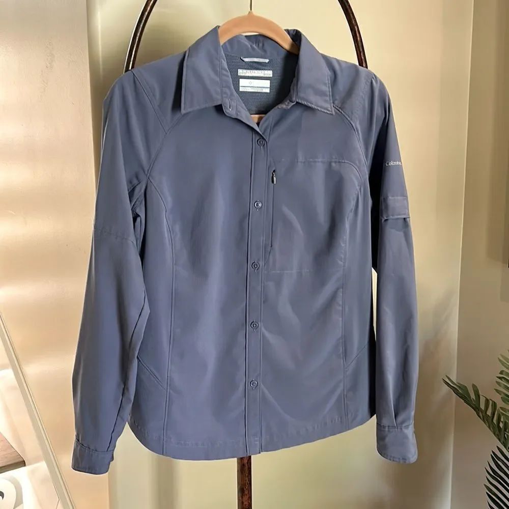 COLUMBIA Dusty Blue SPF Shirt